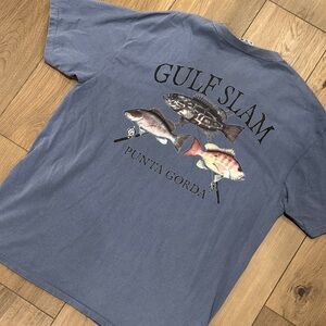 Blue Gulf Slam Punta Gorda Comfort Colors Graphic T-Shirt